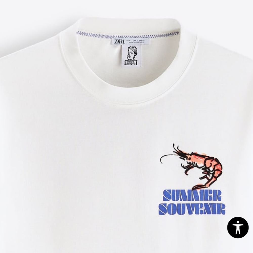 Limited edition Zara x inigo Studio summer souvenir tshirt - Picture 12 of 12